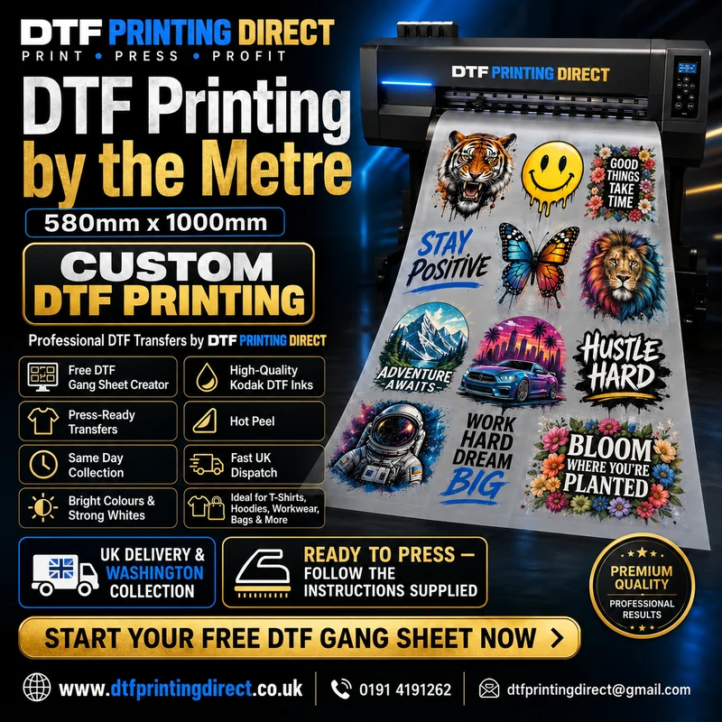 Standard DTF by the Metre — DTF Printing Direct