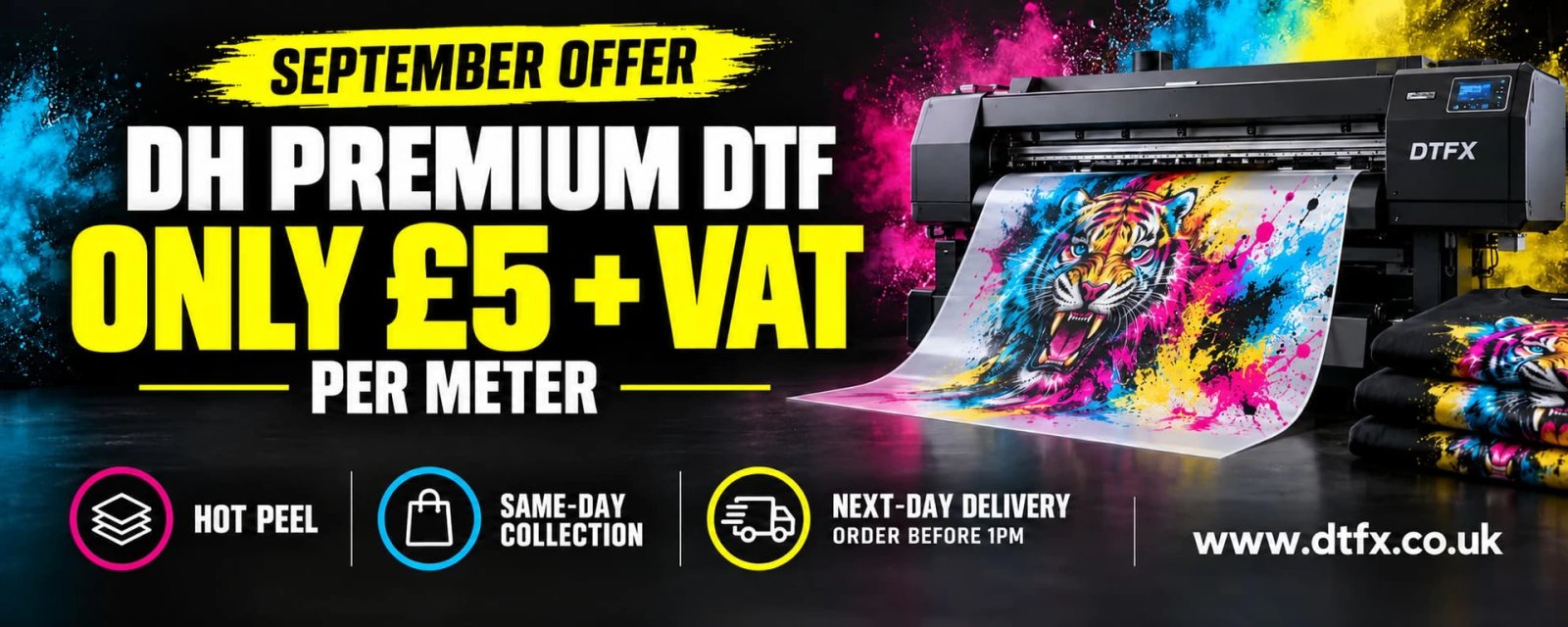 DTF printing offer