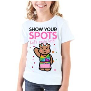 brown rainbow pudsey  bear Tshirt