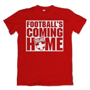 its coming home version 1  england  euro 2024 red unisex tshirt