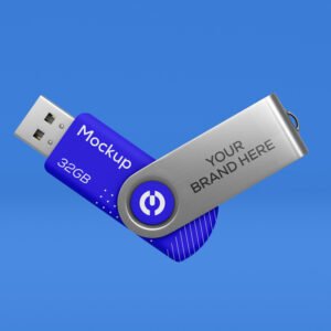 USB Memory stick personalised company labels uvdtf