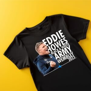 Newcastle T-Shirt - howes black and white army wembley 2025  black adult kids tshirt
