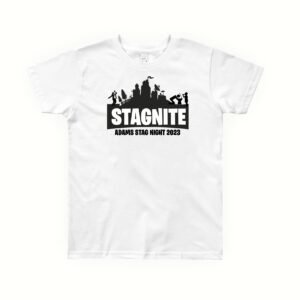 Gamer Stagnite themed white adults tshirt