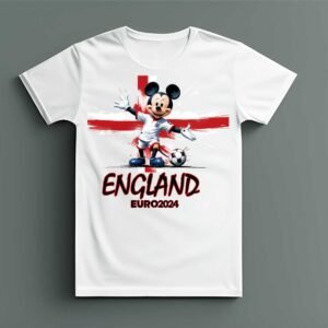 England mickey  euro 2024 childrens tshirt