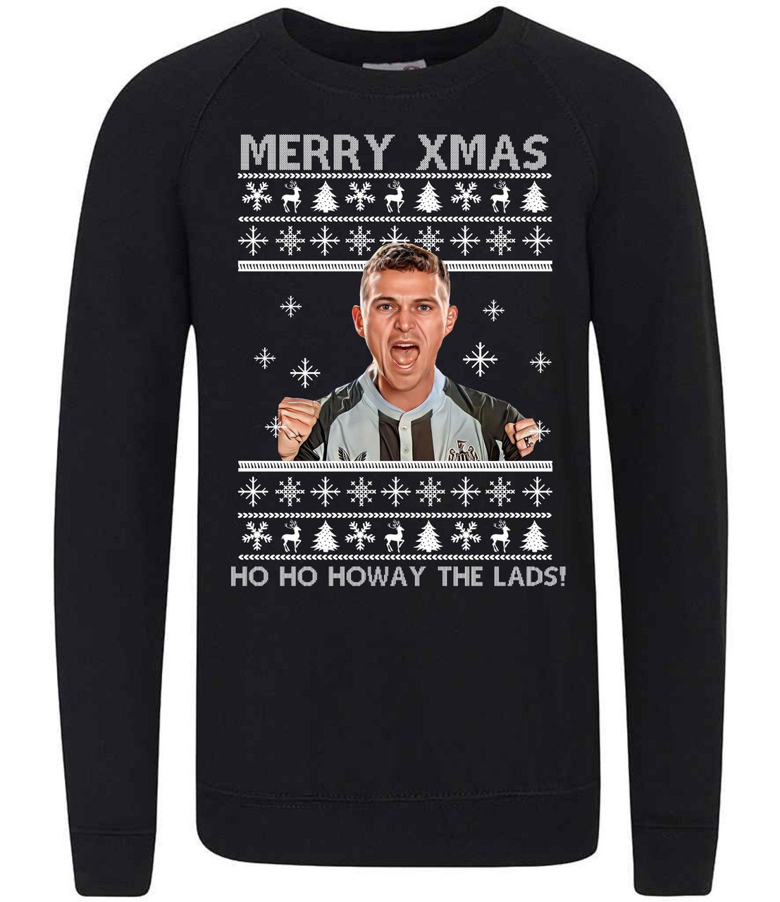 Football Player Christmas Jumper – Kids & Adults - Image 5