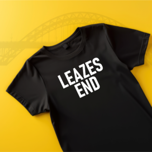Newcastle T-Shirt - Leazes End black adult kids tshirt