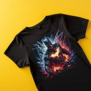 Batman apocolypse version 1   dtf black adults kids tshirt