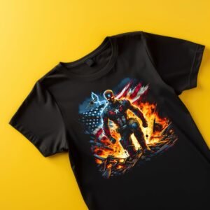 captain America Apocolypse v1 dtf black adults kids tshirt