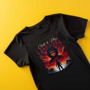 chucky  horror lover  dtf black adults kids tshirt