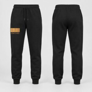 Dance Fusion Extreme Black Cuffed Club Joggers – main garment view