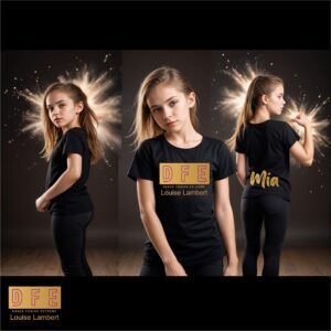 Dance Fusion Extreme Black Club T-Shirt – main garment view