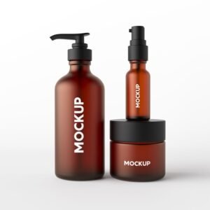 cosmetic salon bottles ready to apply  40mml x 40mml  perm stickers x200 logos uvdtf