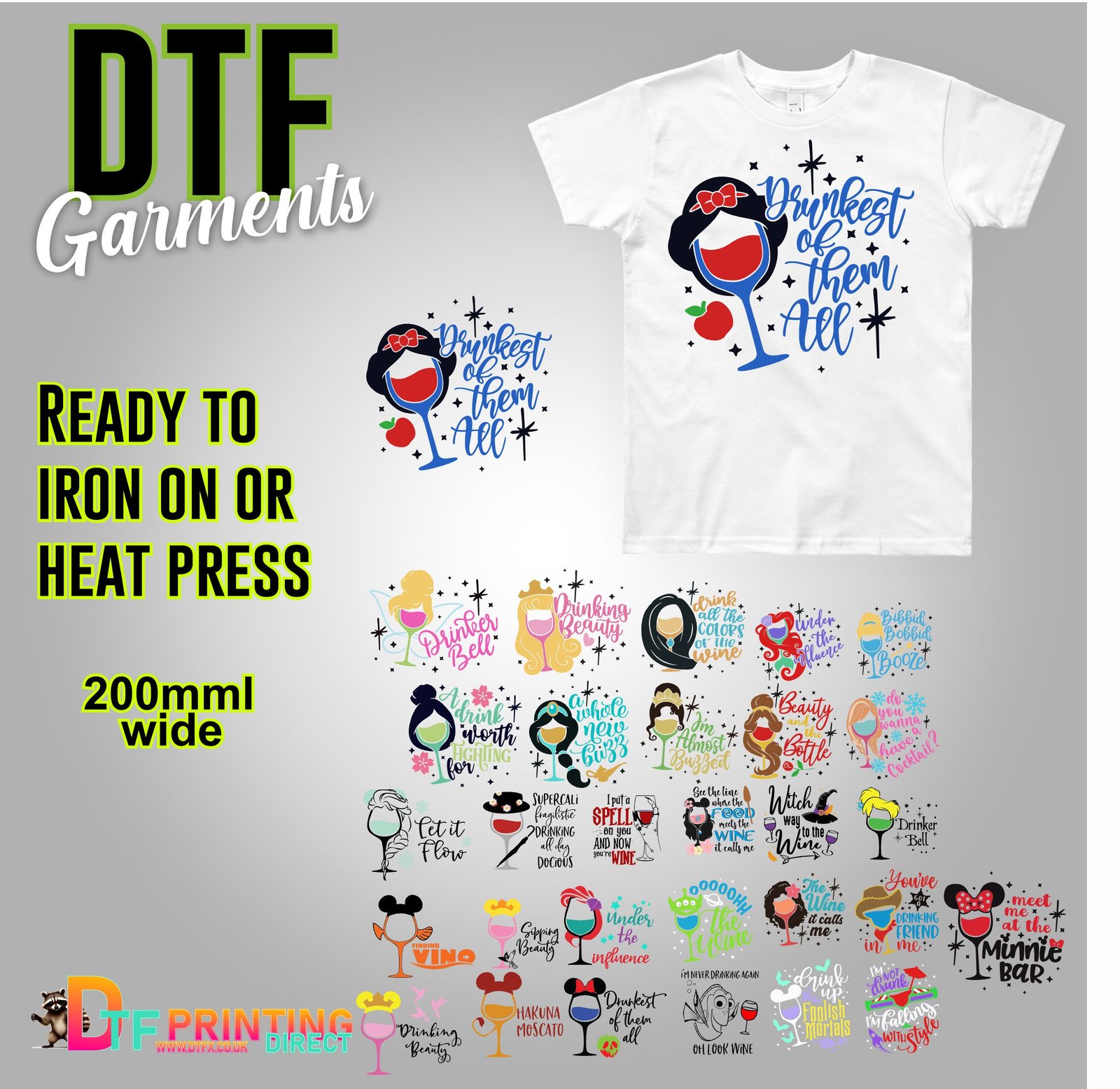 disney themed wine glasses over 32 designs Hen Do Party T-Shirts, Last Night of Freedom, Hen Do Tops, Hen Weekend, Hen Group Custom T-Shirts, Costume DTF print ready to iron on