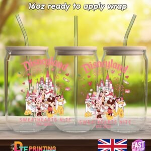 Disneyland valentines uvdtf libby cup sticker