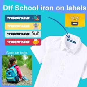dtf  Clothing Labels, Iron on Name Tags,  x42