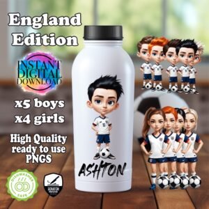 England Dollz Digital Download perfect quality - PNG File - Sublimation - UV/DTF - Digital Download