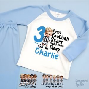 even Newcastle football stars need rest birthday  pjs lounge wear personalised