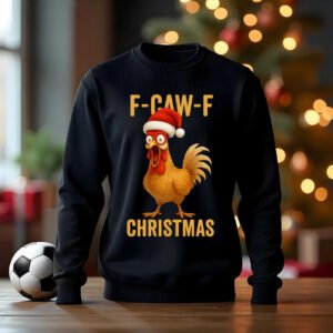F-Caw-F Chicken Christmas Jumper – Kids & Adults