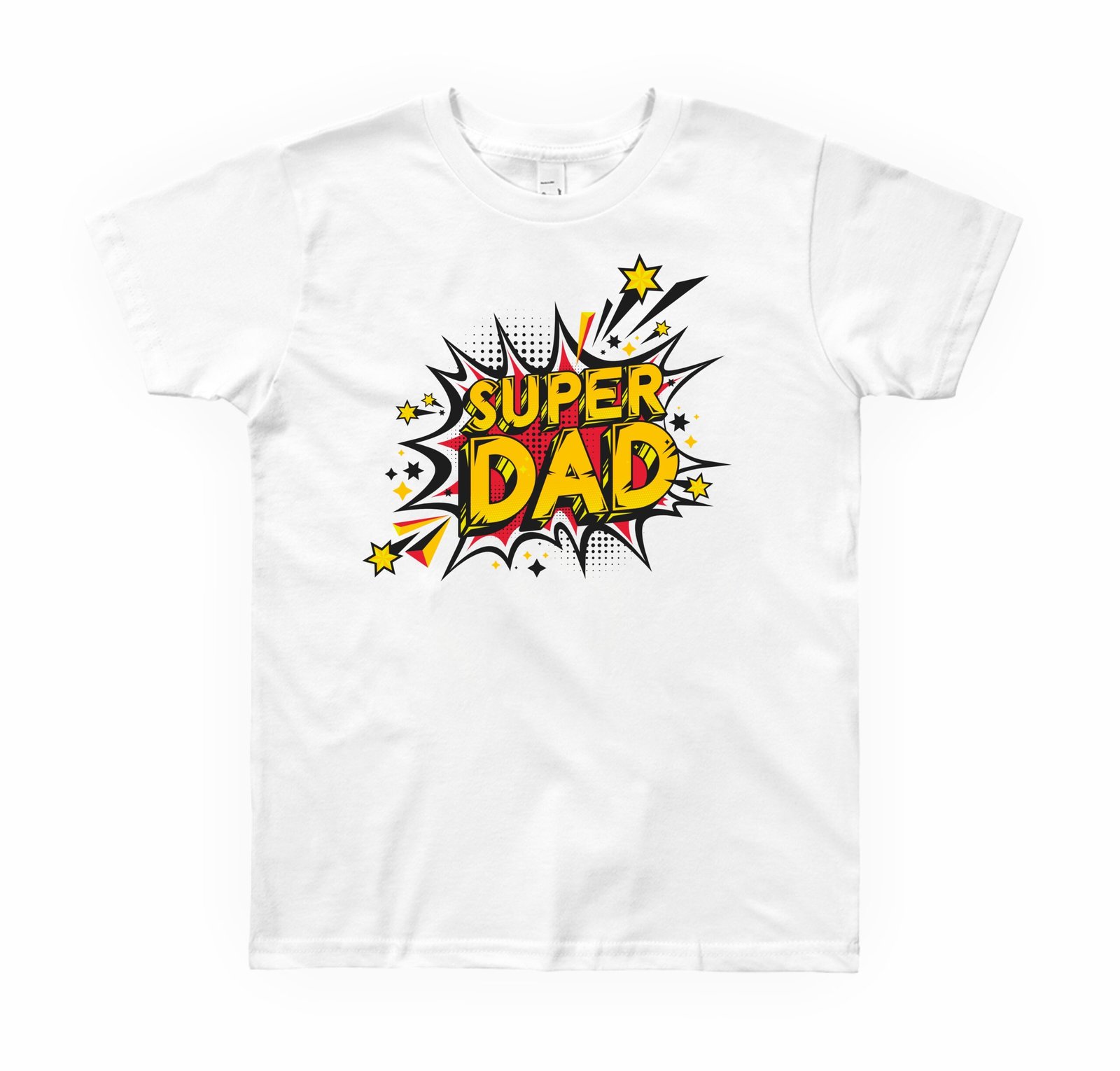 super dad fathers day gift white adult tshirts