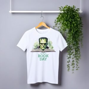 Frankenstein World book day kids adults white tshirt