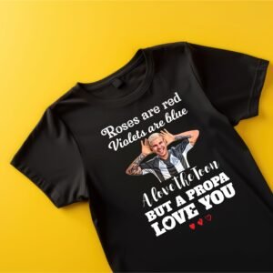 funny geordie valentines black tshirt adults kids