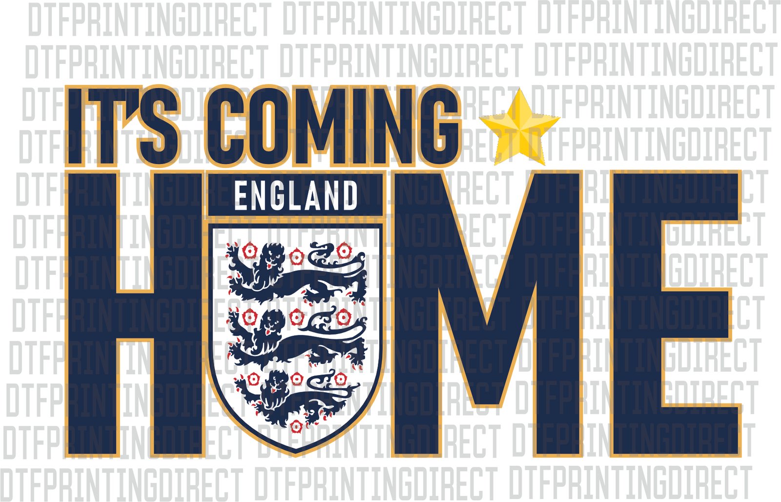 its coming home iron on transfer prints (dtf)