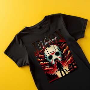 jason voorhees horror lover  dtf black adults kids tshirt
