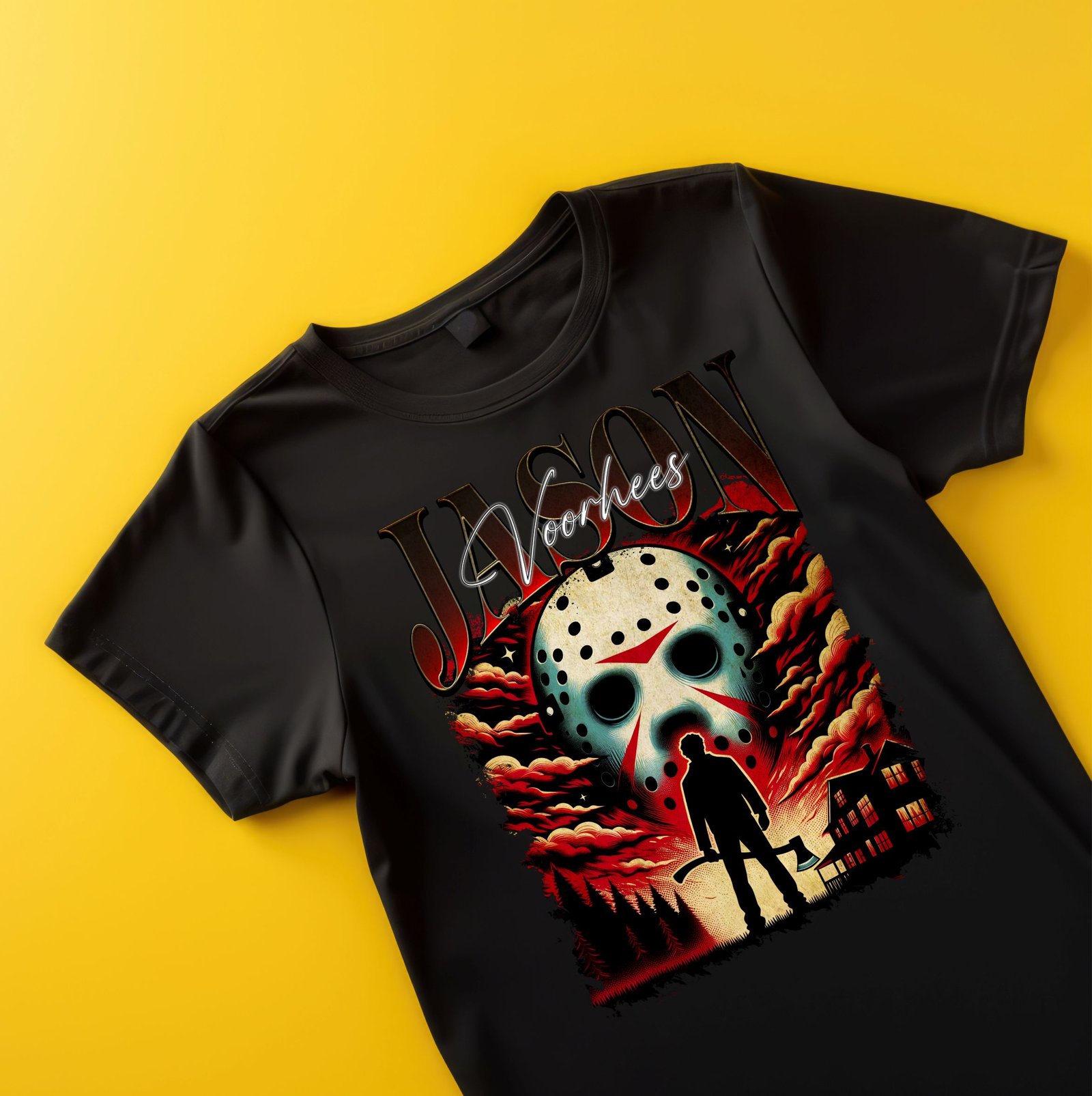 jason voorhees horror lover  dtf black adults kids tshirt