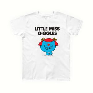 Little giggles miss nose white tshirt kids