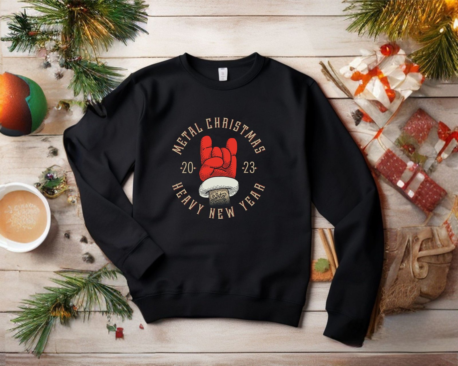 Metal Christmas And Heavy New Year Christmas Sweaters Christmas Jumper – Kids & Adults