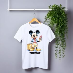 mickey summer holiday personalised TShirt,