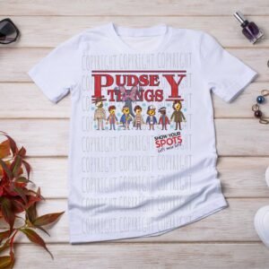 pudsey things  show your spots lets raise lots childrens tshirt pt009