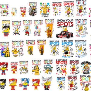 trade dtf ready to press pudsey themed prints
