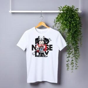 Minnie newcastle strip Red nose Character tshirt
