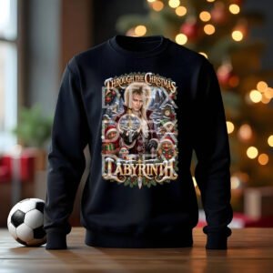 Through The Christmas Labyrinth 80S Reto Christmas Jumper – Kids & Adults