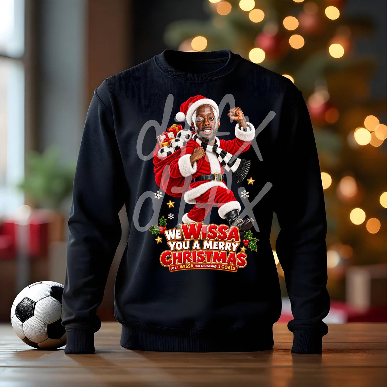 We Wissa You A Merry Christmas Geordie Newcastle Christmas Jumper – Kids & Adults